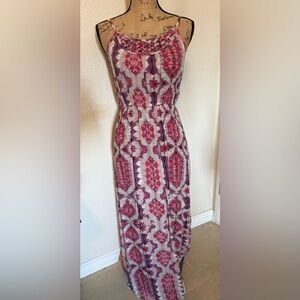 Band of Gypsies Pink and Red Sundress